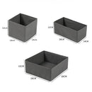 1pc Fabric Underwear Storage Box Drawer Organizers For Closet Organization And Storage Of Socks Underwear Ties And More