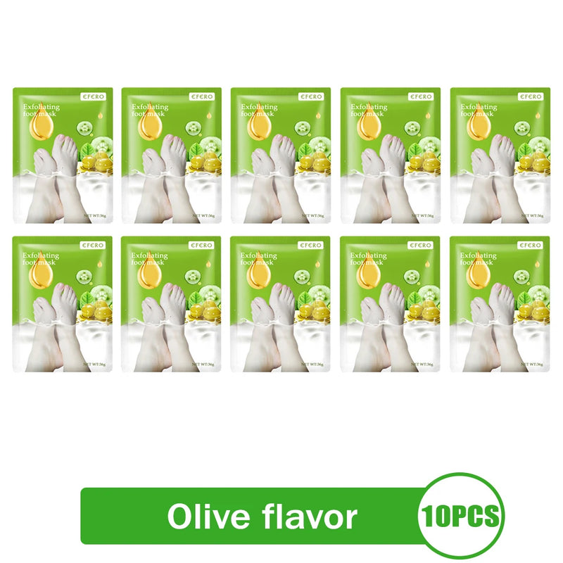 2-10pcs Exfoliating Foot Mask Foot For Remove Dead Skin Calluses Heel Crack Repair Foot Mask Pedicure Socks Foot Skin Care