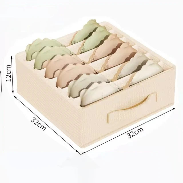 Foldable Underwear Organizer Cabinets Drawer Underwear Storage Box Hard Bra Socks Organizer Closet Clothes Storage Organizers