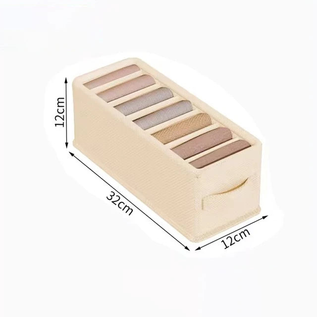 Foldable Underwear Organizer Cabinets Drawer Underwear Storage Box Hard Bra Socks Organizer Closet Clothes Storage Organizers