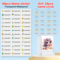 Customized kids name stamp personalized waterproof stamp for school uniform dresses logo shose tags  personalized ink pad stamps