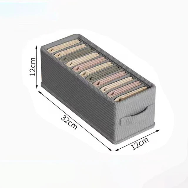 Foldable Underwear Organizer Cabinets Drawer Underwear Storage Box Hard Bra Socks Organizer Closet Clothes Storage Organizers