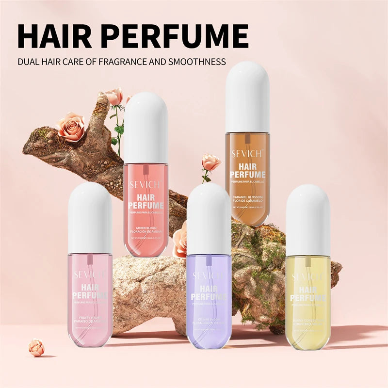 Sevich Hair Perfume Mist 80ml Long-Lasting Hair Strand Fragrance Agent Floral Notes Hair-Use Fragrance Mist Scented Hair Product
