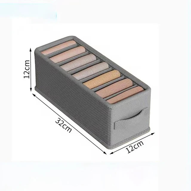 Foldable Underwear Organizer Cabinets Drawer Underwear Storage Box Hard Bra Socks Organizer Closet Clothes Storage Organizers