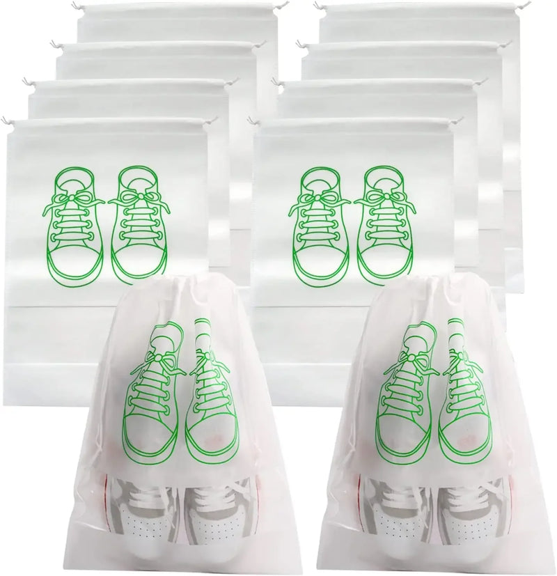 5/10PCS Shoes Storage Organizer Bags Non-Woven Shoe Dust Bags Portable Travel Shoe Bag Shoes Storage Packing Pouch Organizers