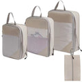 Compression Packing Cubes for Suitcases Travel Accessories Expandable Packing Organizers Lightweight Travel Organizer Cubes