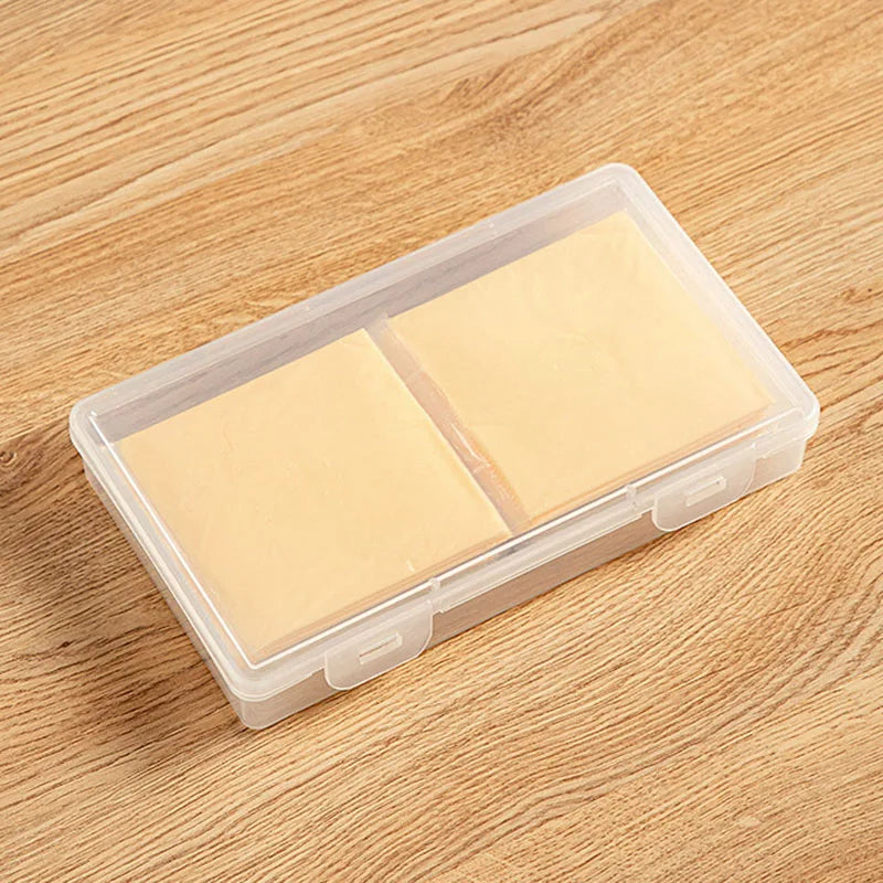 Versatile Kitchen Storage Box for Cheese Slices, Butter, and More Food Grade Cheese and Snacks Organizing Freezer Bin
