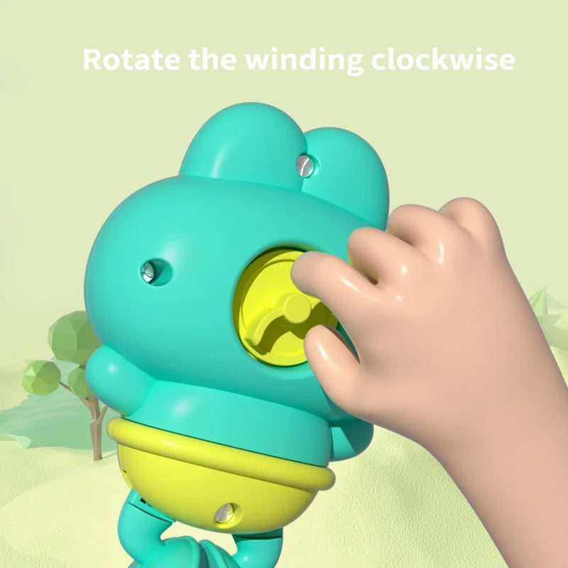 Children's bath toys - Clockwork frogs that float and swim