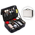 Three-layer Cosmetic Case Large Waterproof Oxford Cloth Manicure Makeup Toolbox,Travel Underwear Storage Box