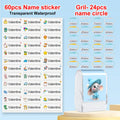 Customized kids name stamp personalized waterproof stamp for school uniform dresses logo shose tags  personalized ink pad stamps