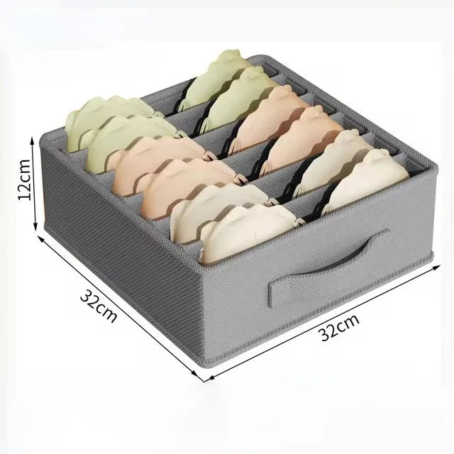 Foldable Underwear Organizer Cabinets Drawer Underwear Storage Box Hard Bra Socks Organizer Closet Clothes Storage Organizers