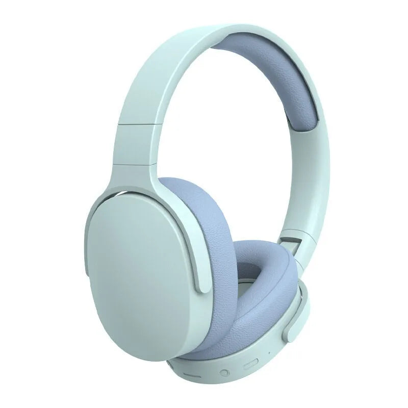 NEWMSNR Wireless Bluetooth5.3 Headphones Over Ear Hifi Stereo Headset True Sports With Earphones TF/AUX Music Player with HD Mic