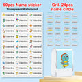 Customized kids name stamp personalized waterproof stamp for school uniform dresses logo shose tags  personalized ink pad stamps