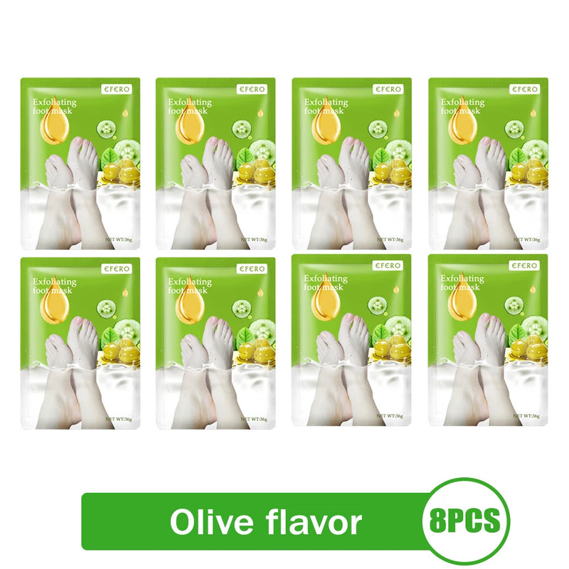 2-10pcs Exfoliating Foot Mask Foot For Remove Dead Skin Calluses Heel Crack Repair Foot Mask Pedicure Socks Foot Skin Care