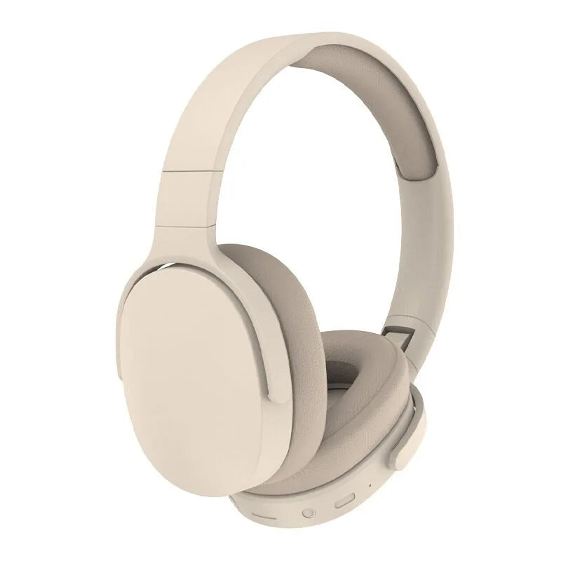 NEWMSNR Wireless Bluetooth5.3 Headphones Over Ear Hifi Stereo Headset True Sports With Earphones TF/AUX Music Player with HD Mic