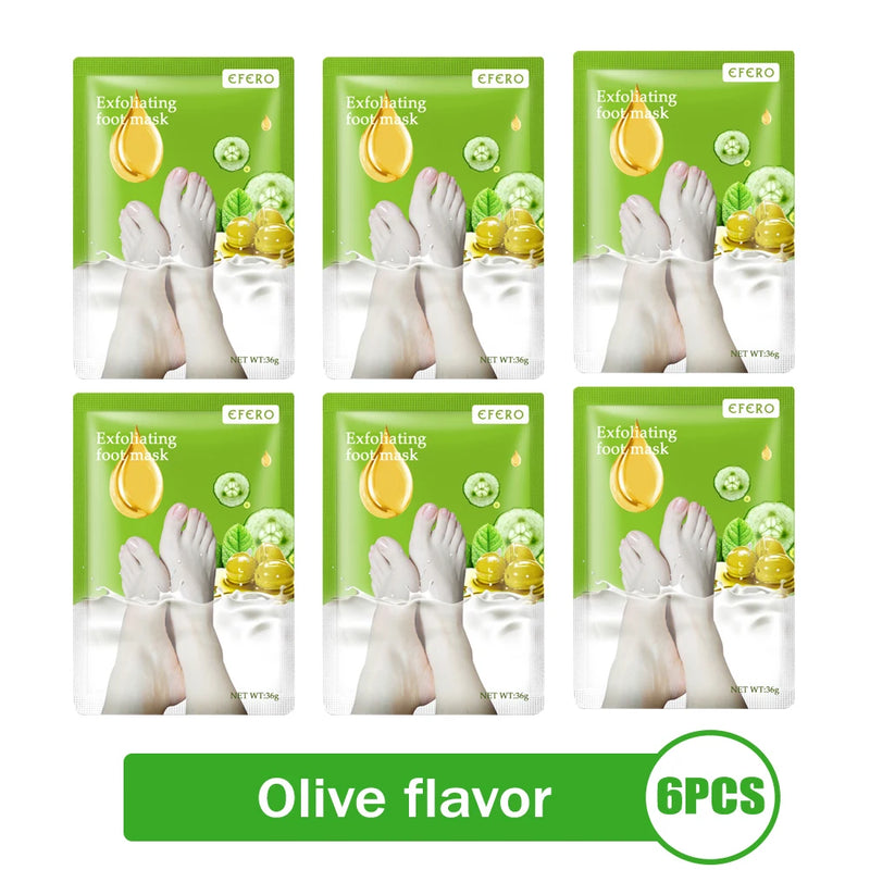 2-10pcs Exfoliating Foot Mask Foot For Remove Dead Skin Calluses Heel Crack Repair Foot Mask Pedicure Socks Foot Skin Care